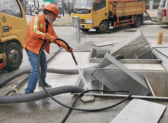 沙田镇隔油池清理